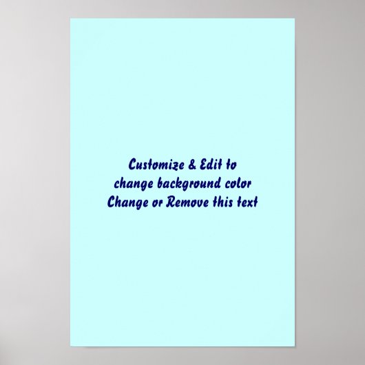 ポスター11" X 16"空白の画像と文字を追加 ポスター (正面)