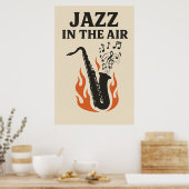 ポスター12, Jazz in the Air,ヴィンテージ ポスター (キッチン)