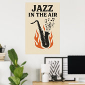 ポスター12, Jazz in the Air,ヴィンテージ ポスター (ホームオフィス)