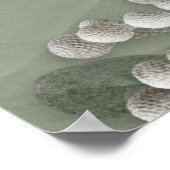 ポスター12 x 12ヴィンテージフローラ浴室 ポスター (角)