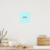 ポスター12" X 12"空白の画像と文字を追加 ポスター (キッチン)