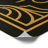 ポスター15，ストリング&エレガンス，ヴィンテージ ポスター (角)