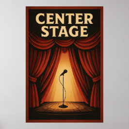 ポスター20、センターステージ、ヴィンテージ ポスター