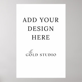 ポスター20 x 30インチ空白のテンプレート ポスター