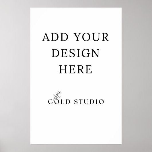 ポスター20 x 30インチ空白のテンプレート ポスター (正面)