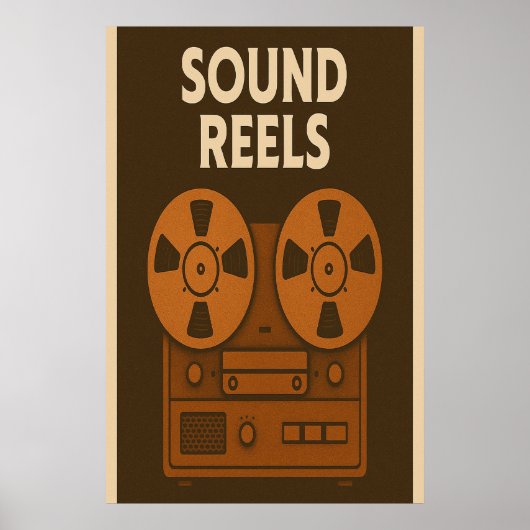 ポスター24，サウンドリール，ヴィンテージ ポスター (正面)