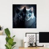 ポスター2 cat ポスター (ホームオフィス)