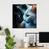 ポスター2 cat ポスター (ホームオフィス)