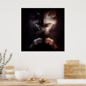 ポスター2 cat ポスター (キッチン)