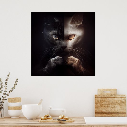 ポスター2 cat ポスター (キッチン)