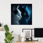 ポスター2 cat ポスター (ホームオフィス)