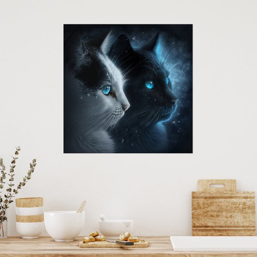 ポスター2 cat ポスター (キッチン)