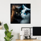 ポスター2 cat ポスター (ホームオフィス)