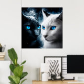 ポスター2 cat ポスター (ホームオフィス)