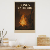 ポスター33, Songs by the Fire,ヴィンテージ・アート ポスター (キッチン)