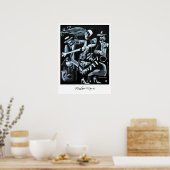 ポスター45,72x60,96cm: Flavio Rossiによるジャズ ポスター (キッチン)