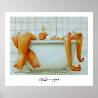 ポスター60,96x50,80cm ：シャンパン ポスター