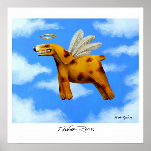 ポスター60,96x60,96cm: Flavio RossiによるPara o Alem ポスター (正面)