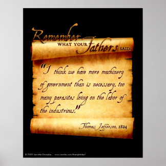 ポスター – お父様の言ったことを思い出せ