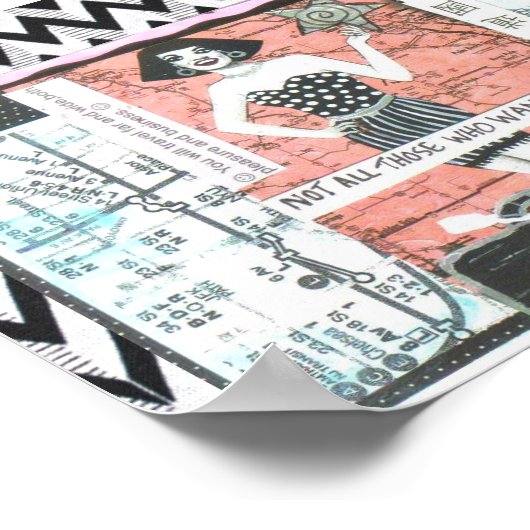 ポスター – さまよい者は皆ポスターではない失った。 (角)