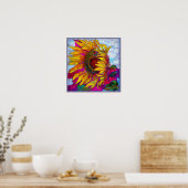 ポスター:ひまわり震え ポスター (キッチン)