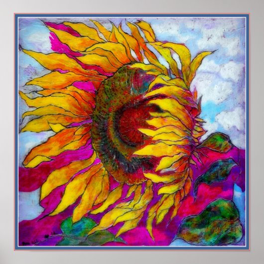 ポスター:ひまわり震え ポスター (正面)