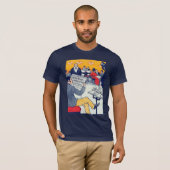 ポスター·アド·ネービー Tシャツ (正面フル)
