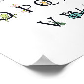 ポスター:アルファベットチャート ポスター (角)