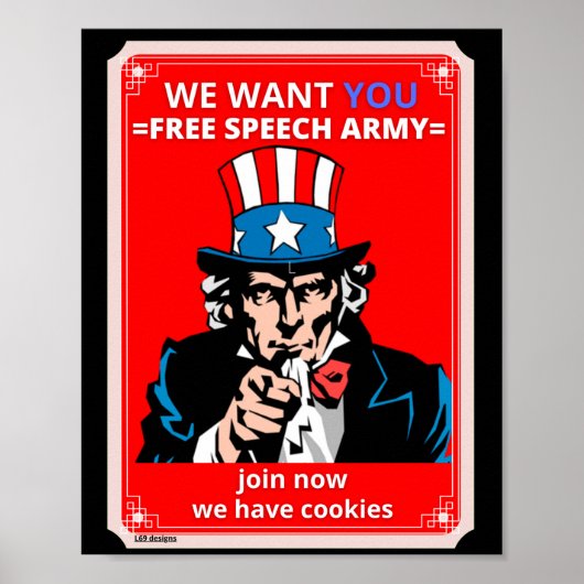 ポスター「アンクル・サム」 ポスター (正面)