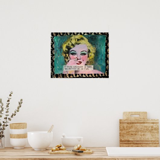 ポスター – アンチ-喫煙 (キッチン)