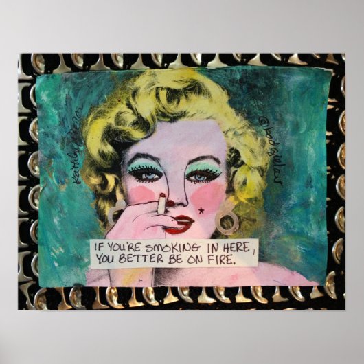 ポスター – アンチ-喫煙 (正面)