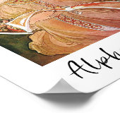 ポスター – アールヌーボー'Reverie' (角)