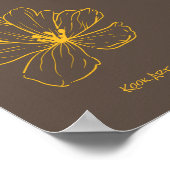 ポスター – ウネ小柄フルーア注ぎダコラの壁画 (角)