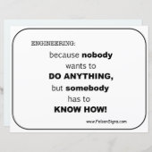 ポスター – エンジニアリングノウハウ (正面/裏面)