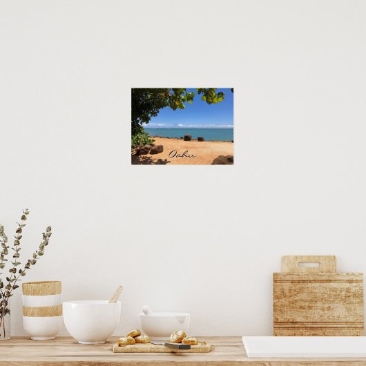 ポスター – オアフビーチ (キッチン)