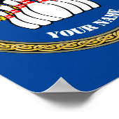 ポスター – カスタムボーリング – 名前の追加 (角)