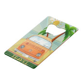 ポスター:カリフォルニアを旅しよう クレジットカード栓抜き (裏面アングル)