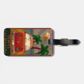 ポスター:カリフォルニア旅行 ラゲッジタグ (裏面横)