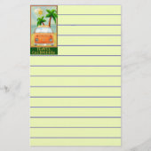 ポスター：カリフォルニア旅行 便箋 (正面)