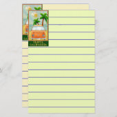 ポスター:カリフォルニア旅行 便箋 (正面/裏面)