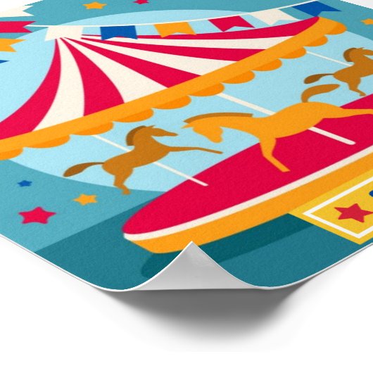 ポスター - カルーセル (角)