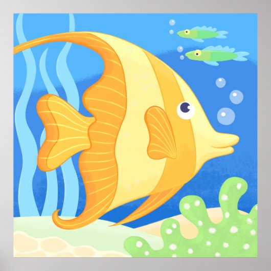 ポスター – キュートなトロピカルデコ (正面)