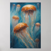 ポスター |クラゲ |アート (正面)