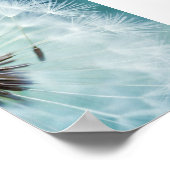 ポスター - クールブルー (角)