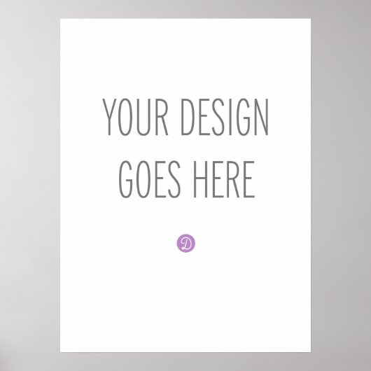 ポスター サイン 印刷（18"x24"） (正面)