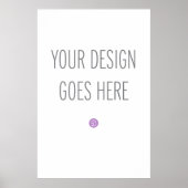 ポスター サイン 印刷 (24"x36"") (正面)