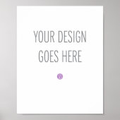 ポスター サイン 印刷 (8"x10") (正面)