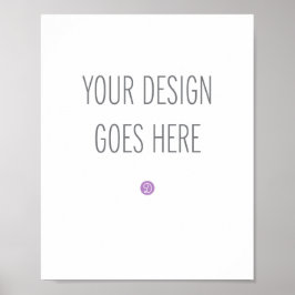 ポスター サイン 印刷 (8"x10")