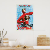 ポスター サッカー ウルグアイ 南米 (キッチン)