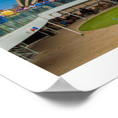 ポスター |シドニーハーバーのクルーズ船 (角)